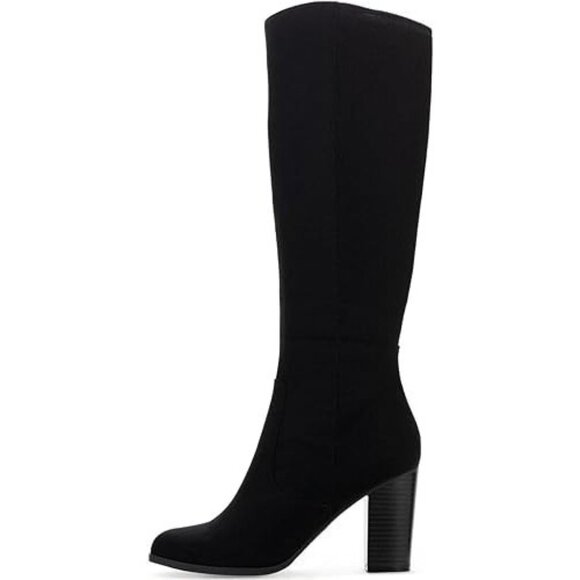 Style & Co Womens Comfortable Addyy Zip Tall Knee High Boots Black Size 9.5M NIB - Picture 3 of 6